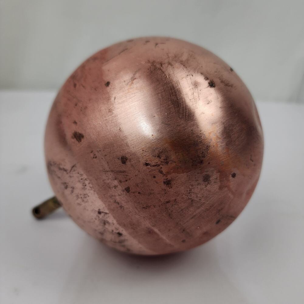 Round Spherical Copper Ball Float Unbranded 5" 9oz